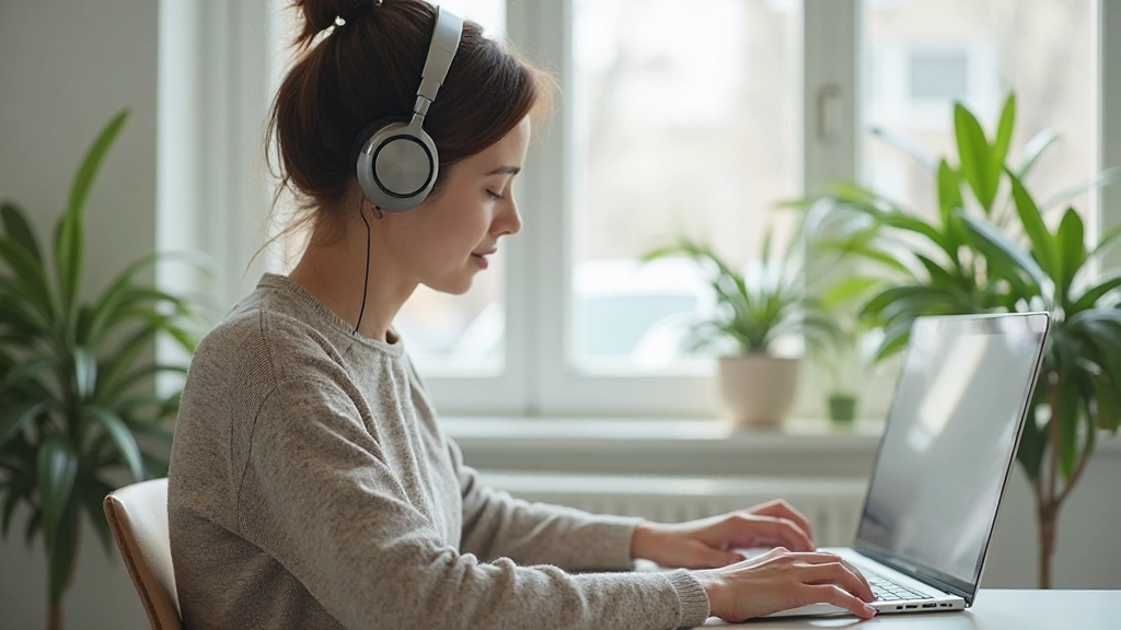 Konzentrierte Person arbeitet mit Pomodoro-Timer-Methode für fokussierte Arbeitsblöcke