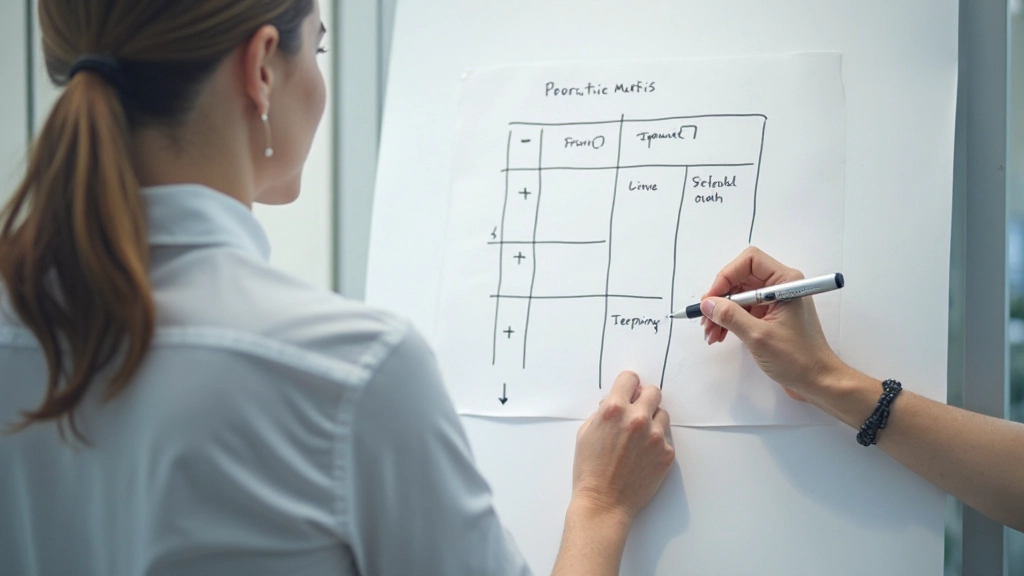 Strategische Planung mit Eisenhower-Matrix zur Priorisierung von Aufgaben nach Wichtigkeit